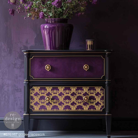 Transferfolien | Redesign Transfer - Golden Lacework - Kacha