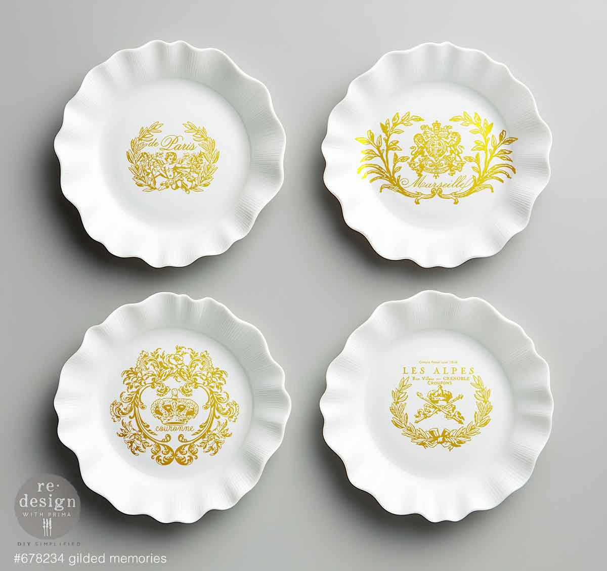 Transferfolien H2O | Redesign Transfer - Gilded Memories - Goldfolie