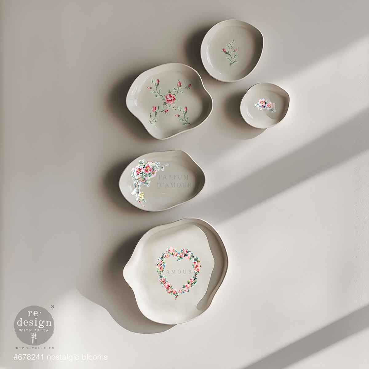 Transferfolien H2O | Redesign Transfer - Nostalgic Blooms