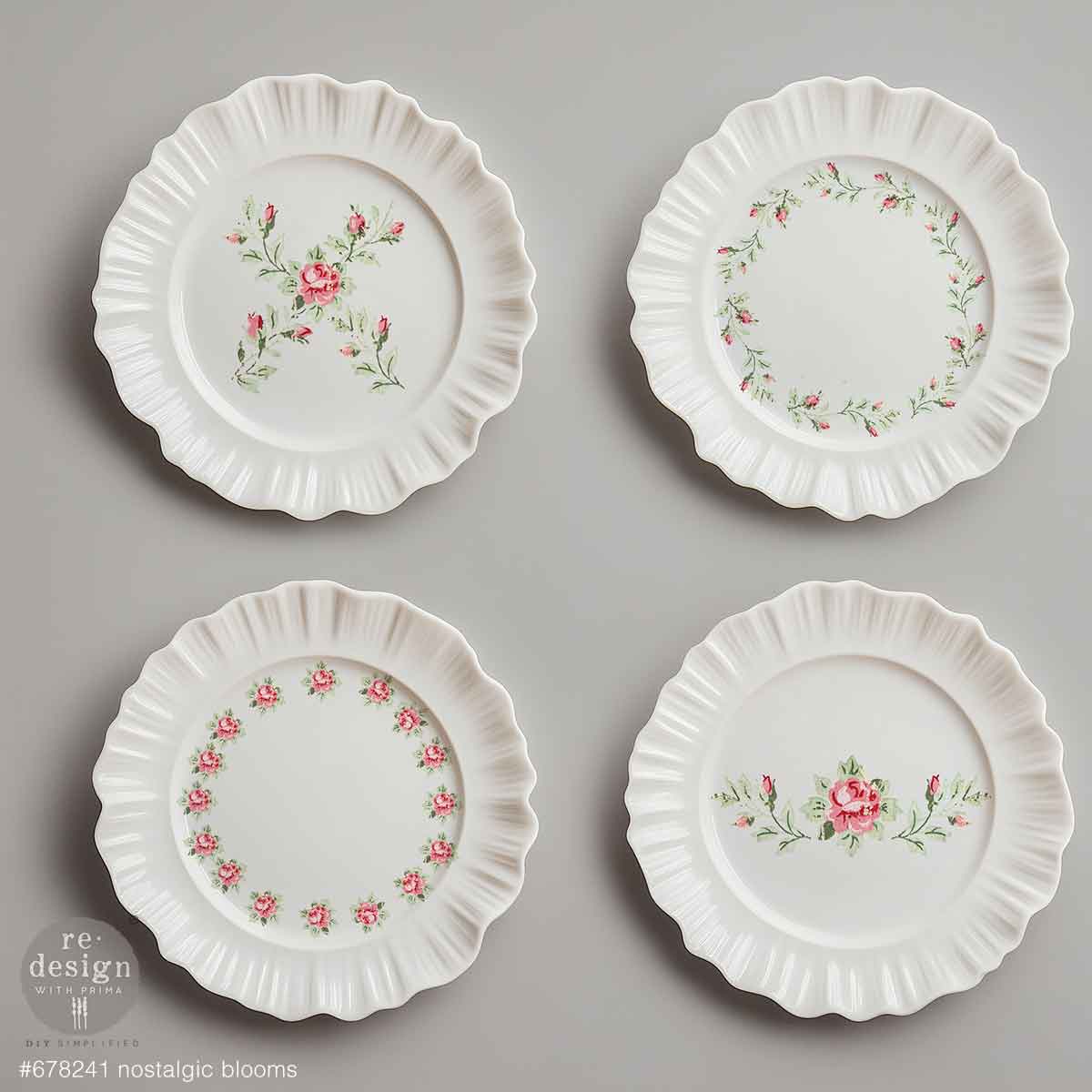 Transferfolien H2O | Redesign Transfer - Nostalgic Blooms