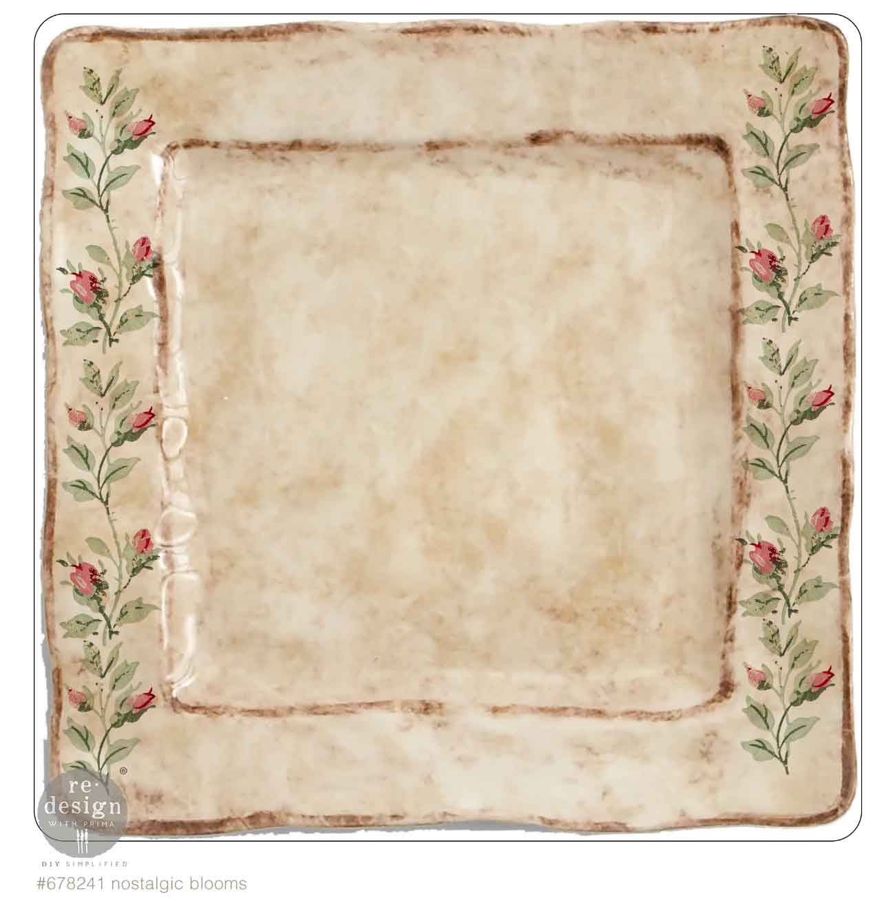 Transferfolien H2O | Redesign Transfer - Nostalgic Blooms