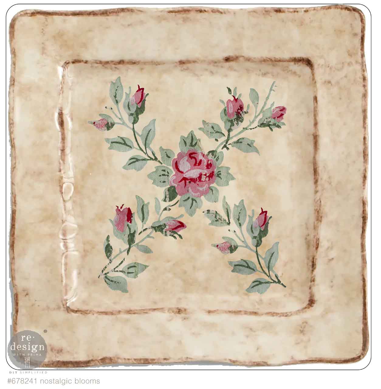 Transferfolien H2O | Redesign Transfer - Nostalgic Blooms