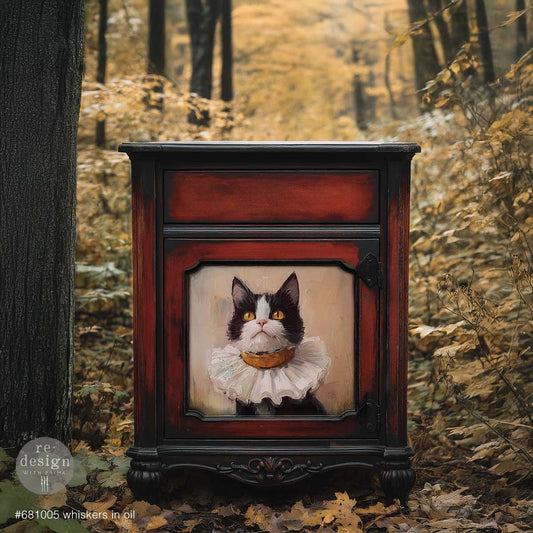 Decoupage Papier | Redesign - Whiskers In Oil DIN A3