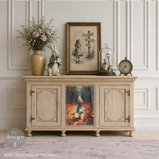 Decoupage Papier | Redesign - Echoes Of The Hare DIN A2