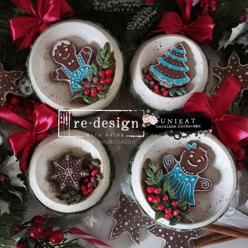 Silikonformen | Redesign - Decor Mould - Festive Gingerbread Treats