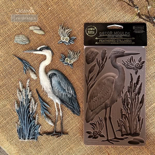 Silikonformen | Redesign - Decor Mould - Feathered Stillness