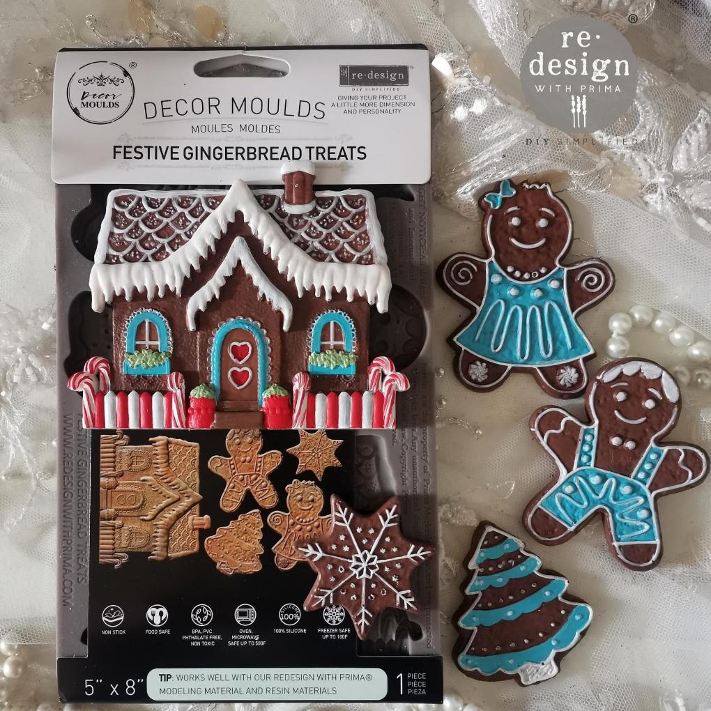 Silikonformen | Redesign - Decor Mould - Festive Gingerbread Treats