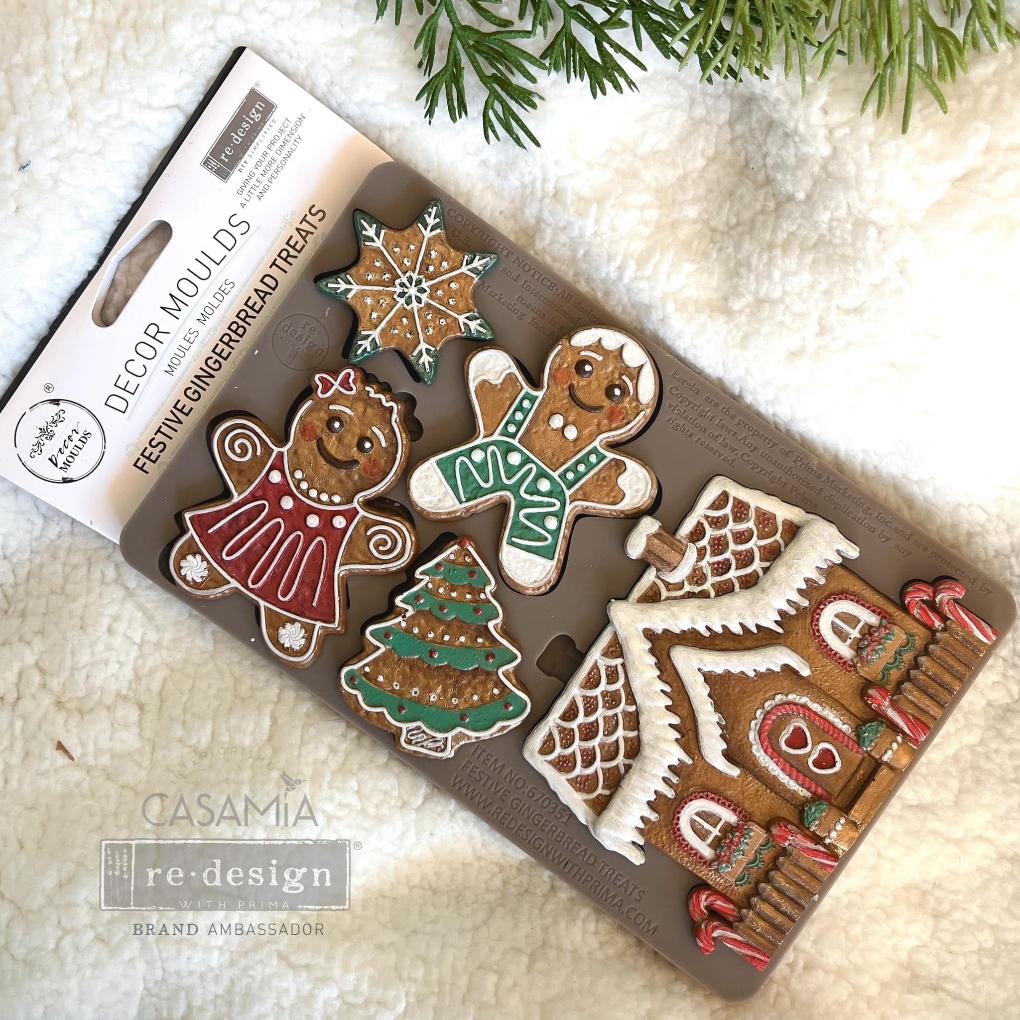 Silikonformen | Redesign - Decor Mould - Festive Gingerbread Treats