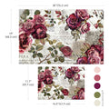 Decoupage Papier | Redesign 2er Set - Crimson Elegance