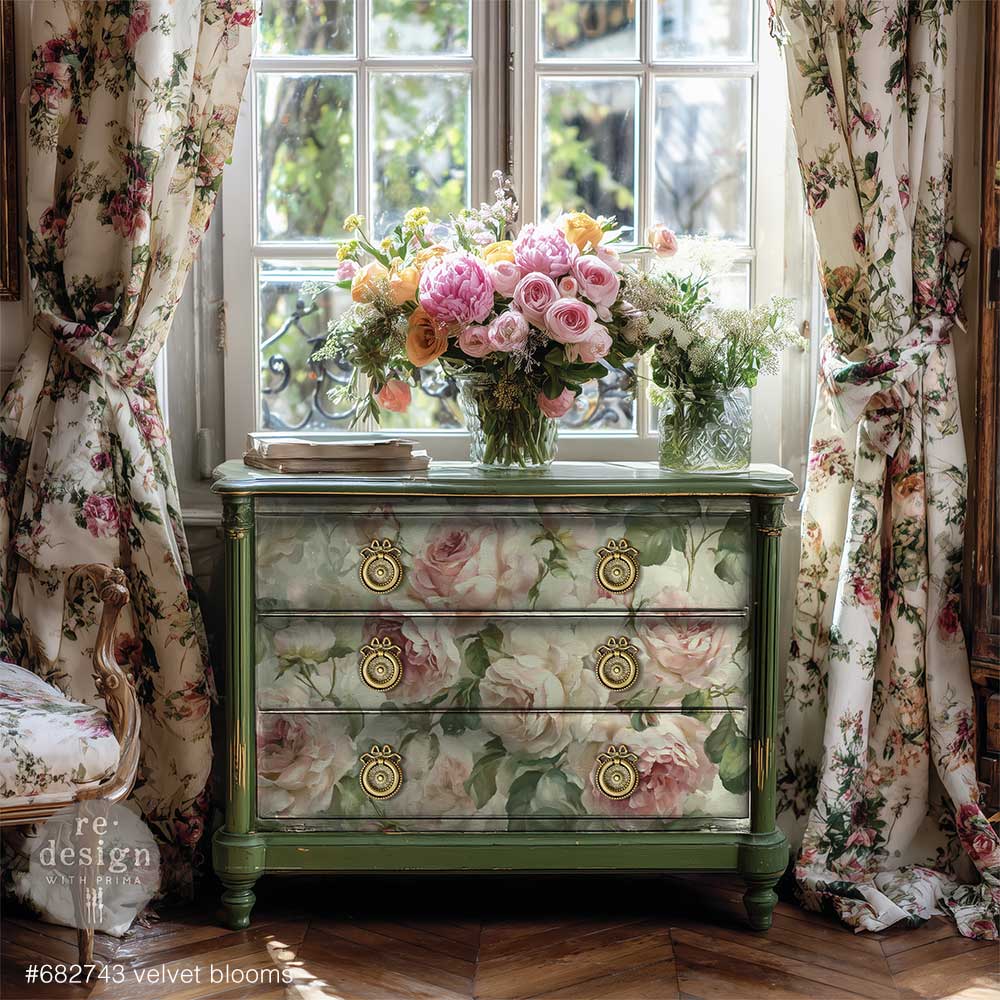 Decoupage Papier | Redesign - Velvet Bloom - DIN A1