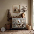 Decoupage Papier | Redesign - Alabaster Grace - DIN A1