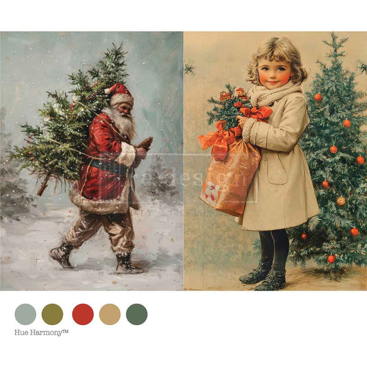 Decoupage Papier | Redesign - Vintage Tidings - DIN A4