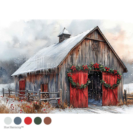 Decoupage Papier | Redesign - Cranberry Cabin - DIN A4
