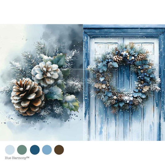 Decoupage Papier | Redesign - Wreath Of Whispers - DIN A4
