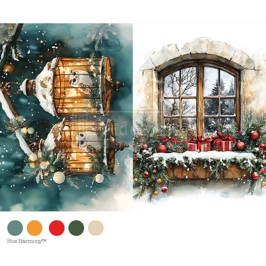 Decoupage Papier | Redesign - Noel Night Owl - DIN A4