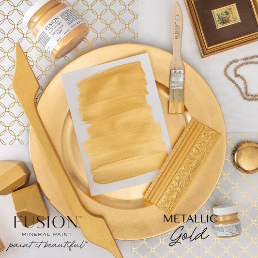 Acrylfarbe | Fusion Mineral Paint - Metallic - Pale Gold