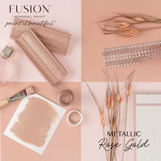 Acrylfarbe | Fusion Mineral Paint - Metallic - Rose Gold