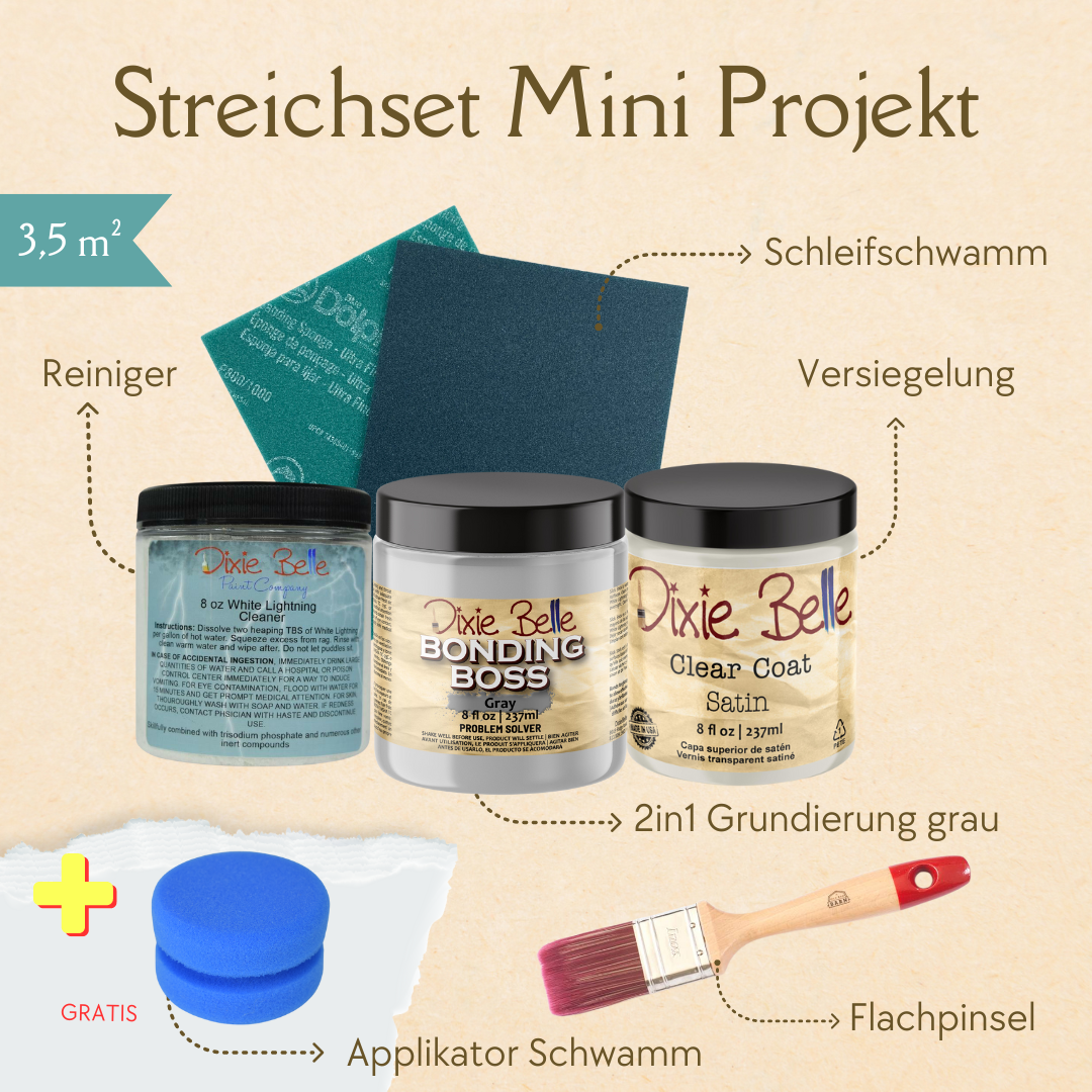 Projekt-Set | Streichset - Mini Möbelprojekt