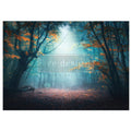 Decoupage Papier | Redesign - Luminous Woodscape - DIN A1