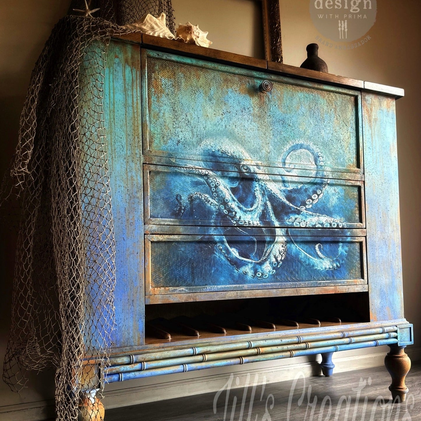 Decoupage Papier | Redesign - Deep Sea Dancer DIN A1