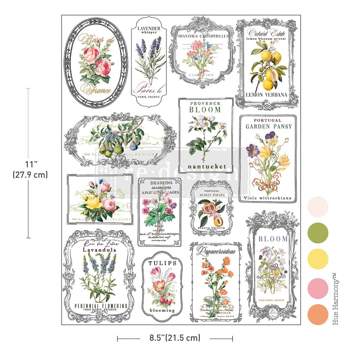 Transferfolien H2O | Redesign Transfer - Whispers & Petals