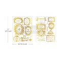 Transferfolien H2O | Redesign Transfer - Fleur De Minuit - Goldfolie