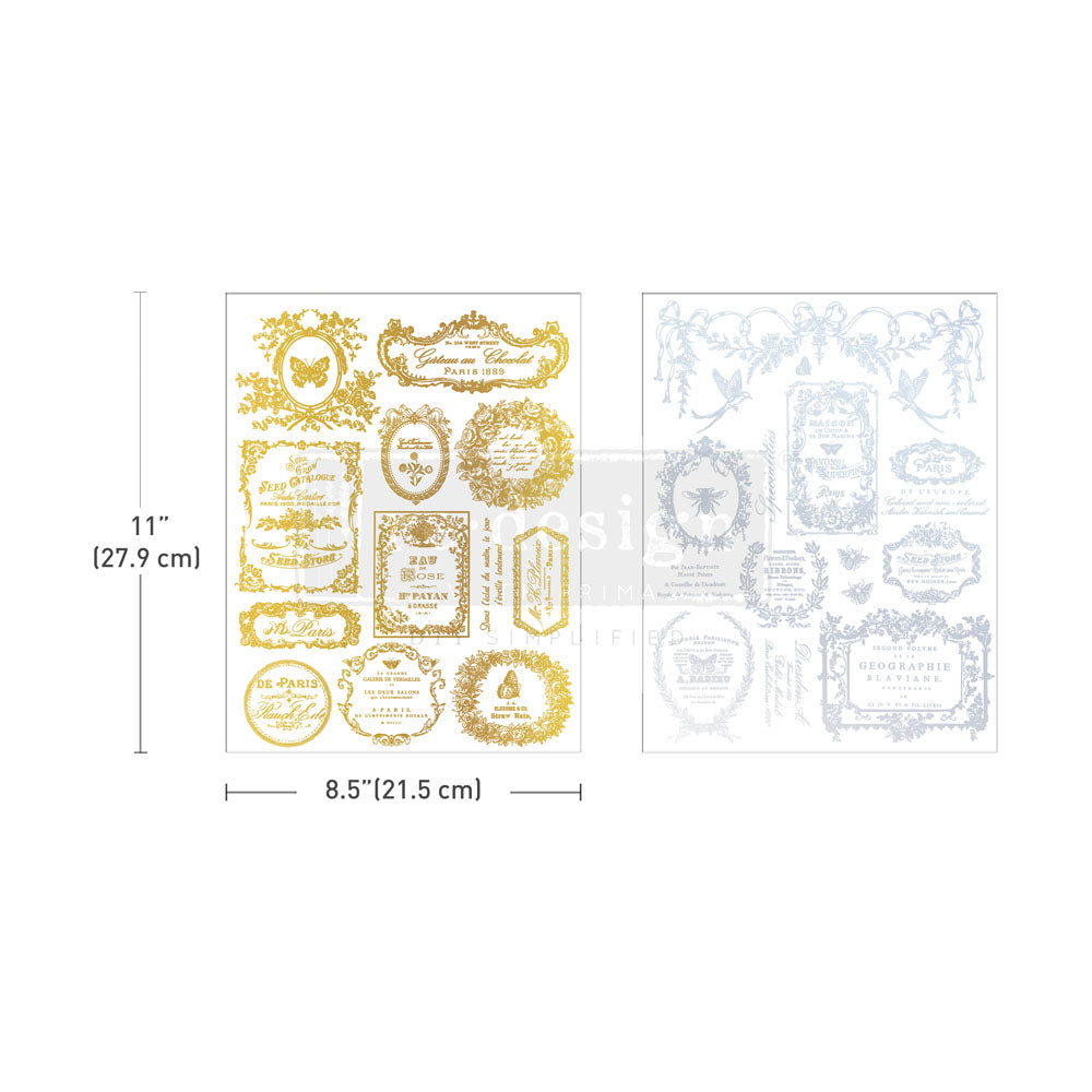 Transferfolien H2O | Redesign Transfer - É Clat Du Matin - Gold+/Silberfolie