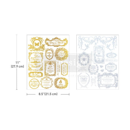 Transferfolien H2O | Redesign Transfer - É Clat Du Matin - Gold+/Silberfolie