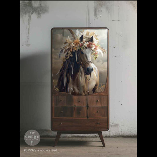 Decoupage Papier | Redesign - Noble Steed - DIN A1