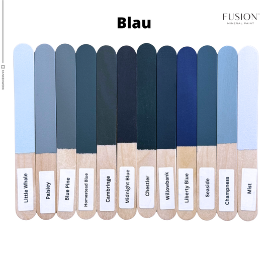 Fusion Mineral Paint Acrylfarbe - Farbproben Originalfarben
