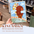 Kinusaiga Workshop – Bild mit japanischer Stofftechnik