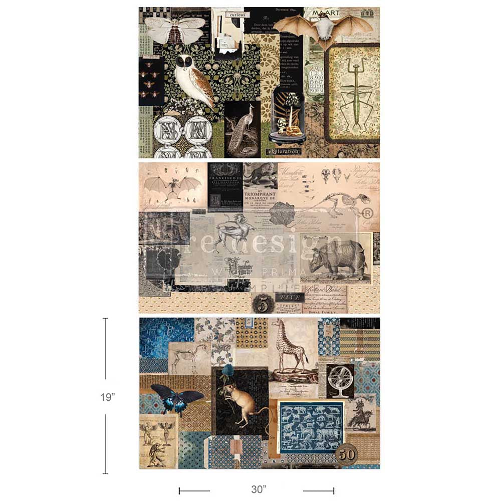 Decoupage Papier | Redesign 3er Set - Mystic Manuscripts