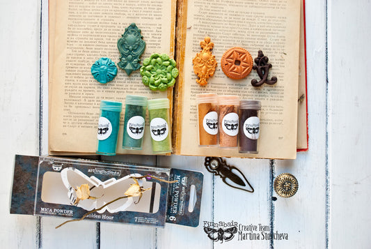 Pigmente | Finnabair - Mica Powder Set - Golden Hour