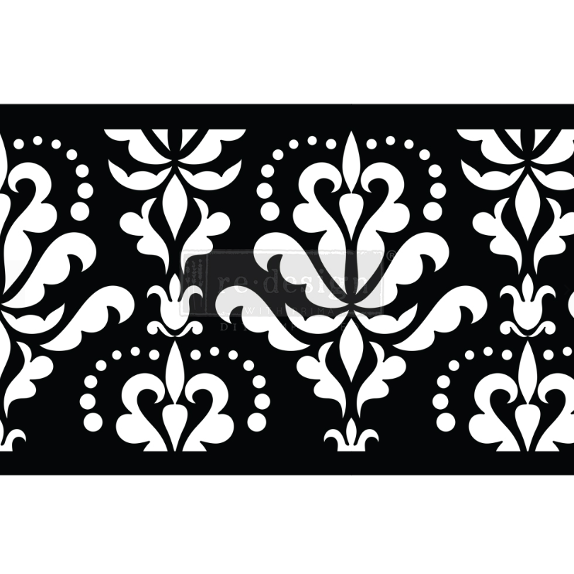 Schablonen | Redesign Stick & Style - Damask Flourish