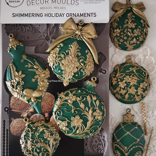 Silikonformen | Redesign - Decor Mould - Shimmering Holiday Ornaments