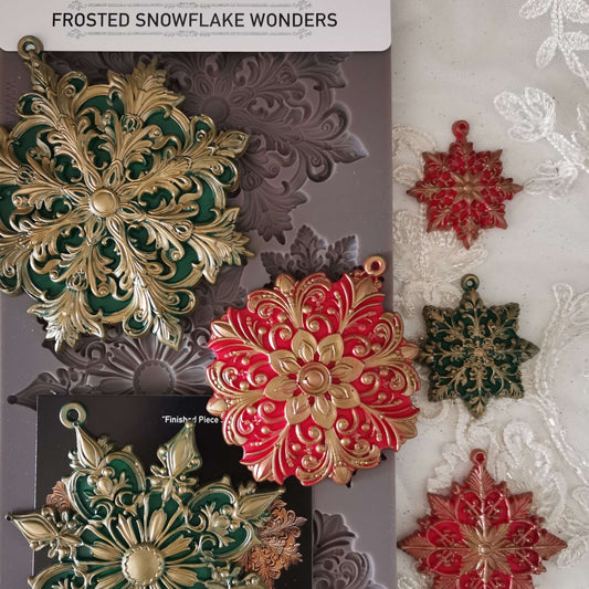 Silikonformen | Redesign - Decor Mould - Frosted Snowflake Wonders