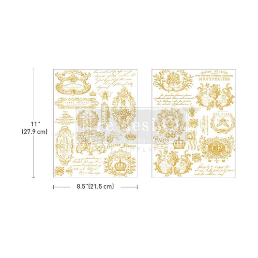 Transferfolien H2O | Redesign Transfer - Gilded Memories - Goldfolie