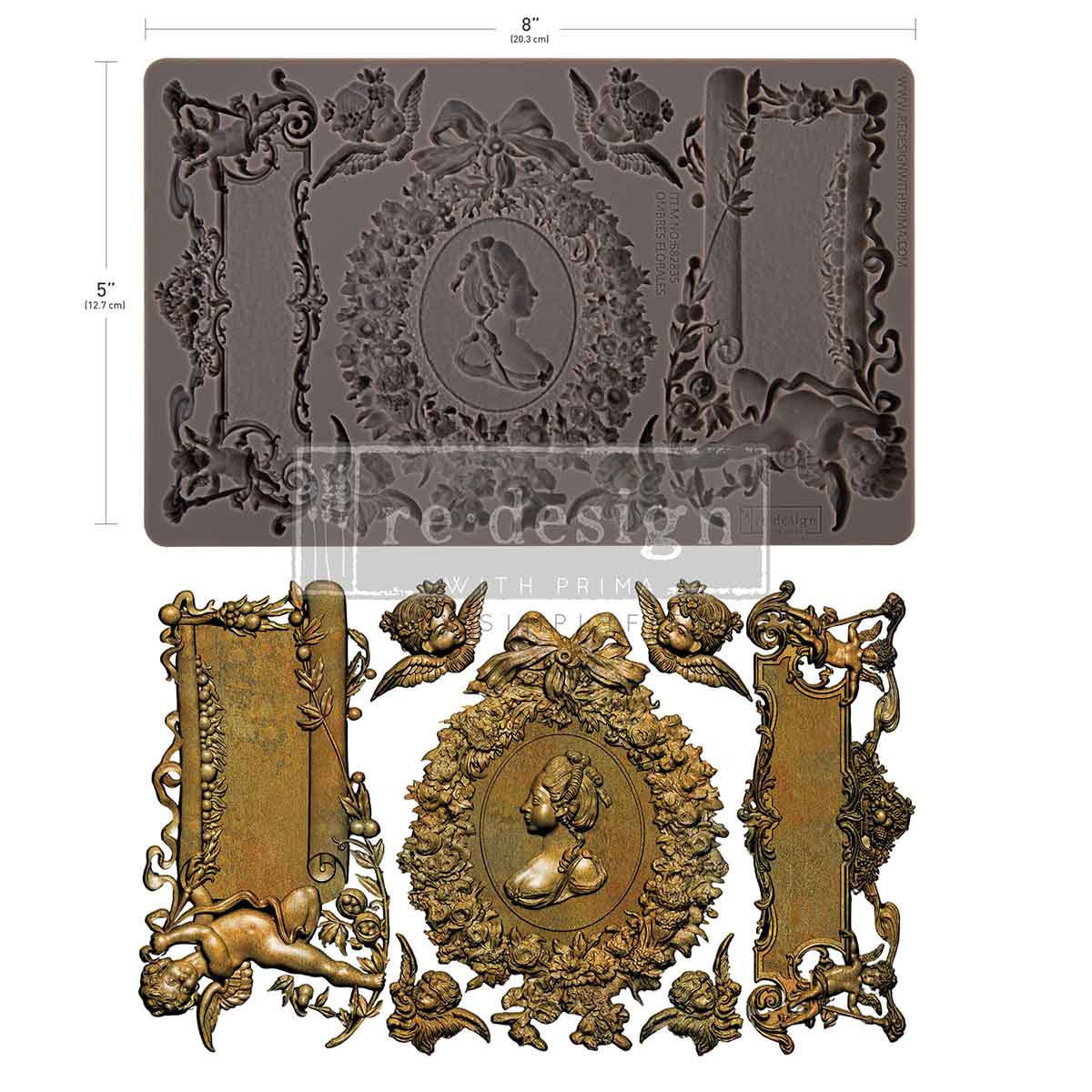 Silikonformen | Redesign - Decor Mould - Ombres Florales