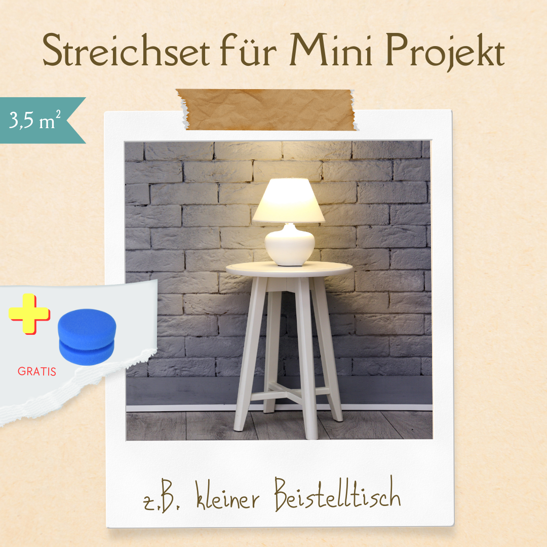 Projekt-Set | Streichset - Mini Möbelprojekt