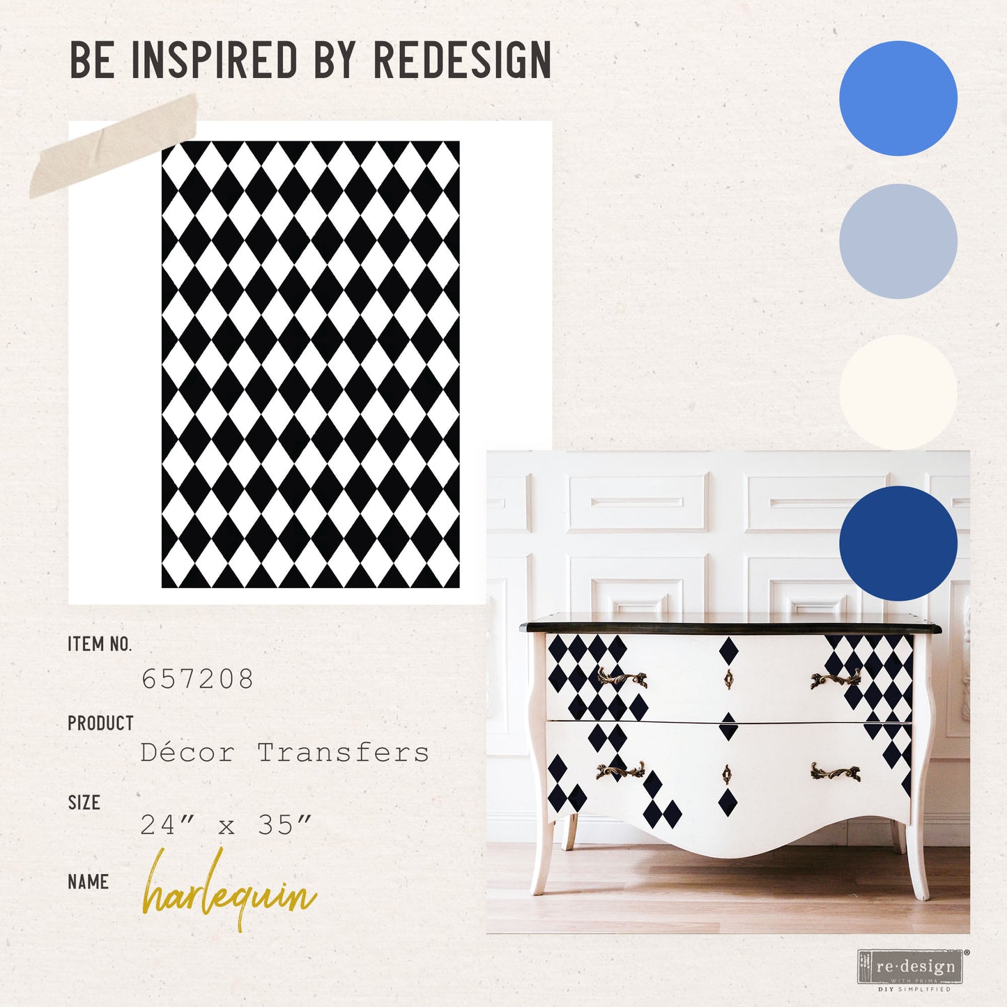 Transferfolien | Redesign Transfer - Harlequin