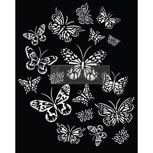 XXL-Schablonen | Redesign Stencil - Butterfly Love