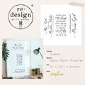 Transferfolien | Redesign Transfer - Scripture