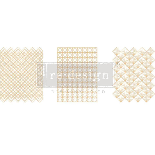 Transferfolien | Redesign Transfer - Golden Art Deco