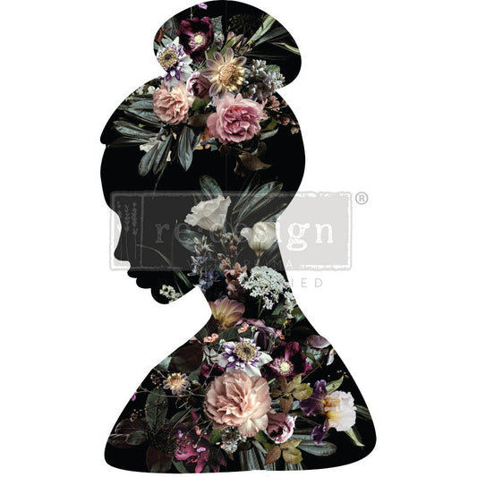 Transferfolien | Redesign Transfer - Floral Silhouette