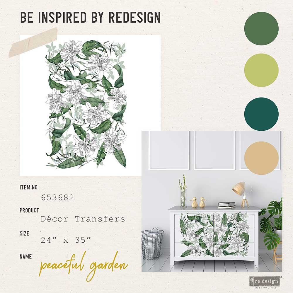 Transferfolien | Redesign Transfer - Peaceful Garden