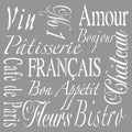 Schablonen | Rayher - French Living Sprüche
