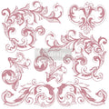 RANKENWERK | redesign | Stempel Redesign Decor Clear - Cling Stamps - Elegant Scrolls