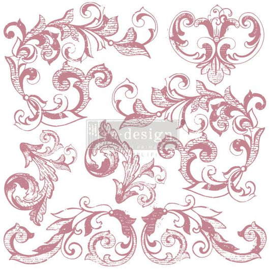RANKENWERK | redesign | Stempel Redesign Decor Clear - Cling Stamps - Elegant Scrolls