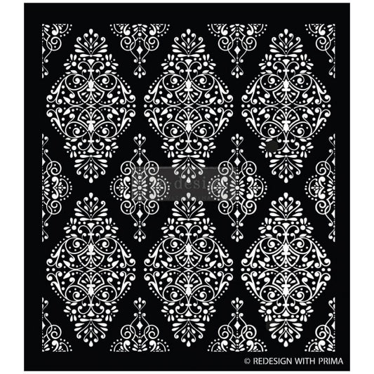 XXL-Schablonen | Redesign Stencil - Diamond Flourish