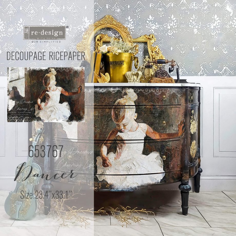 Decoupage Papier | Redesign - Dancer - DIN A1